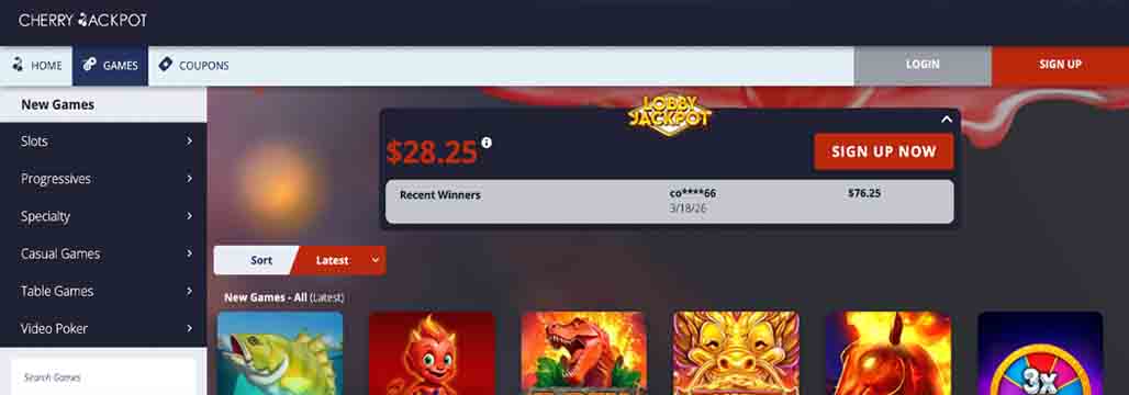 Cherry Jackpot promotion